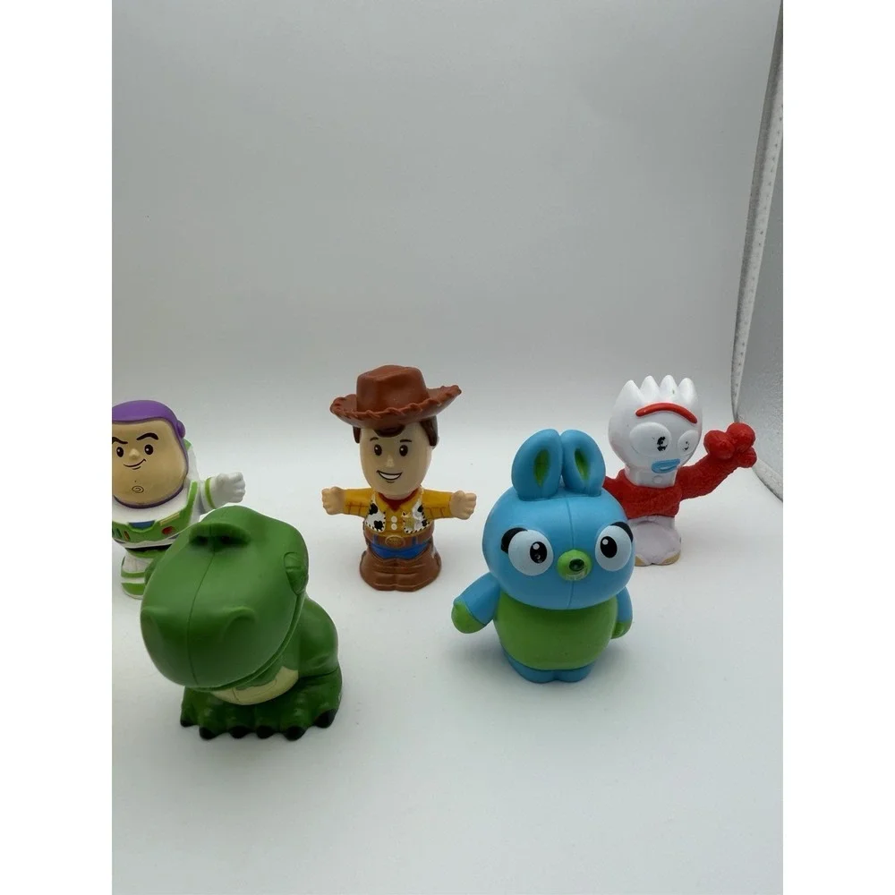 Fisher Price lot Of 7 Little People Disney Pixar Toy Story 4 Buzz Woody Forky Bo